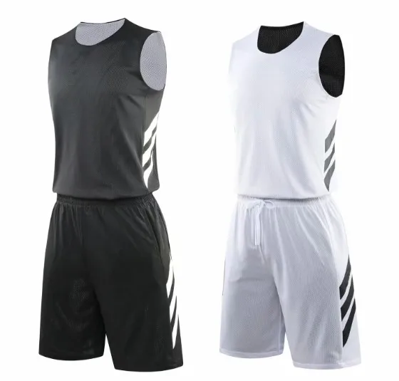 KCOA Fully Sublimation Custom Quick Dry Blank Basketball Uniforms Reversible Basketball Jersey