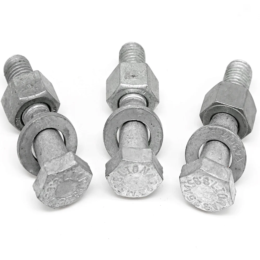 
M30*50mm structure hex bolt carbon steel hex bolt A325M 