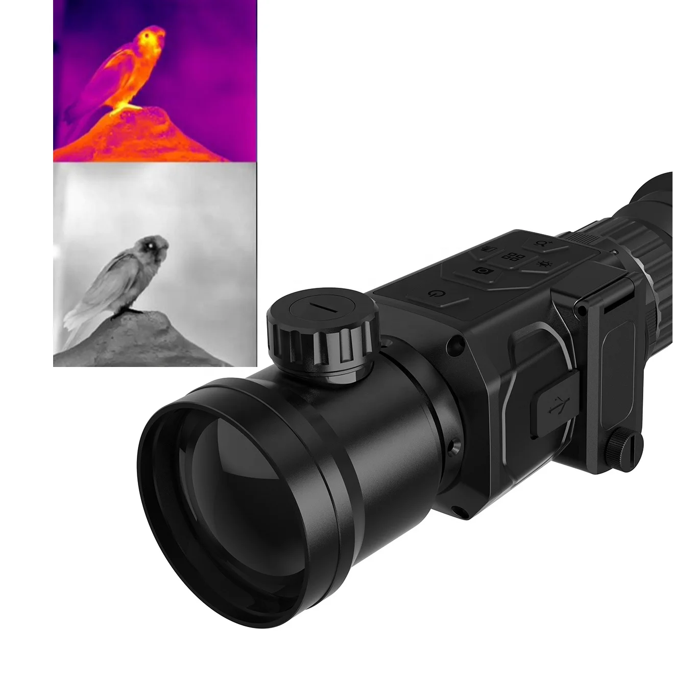 35mm Thermal Camera Long Range Thermal Imaging For Hunting Thermal Vision Scope Night Vision Scope Thermal Monocular