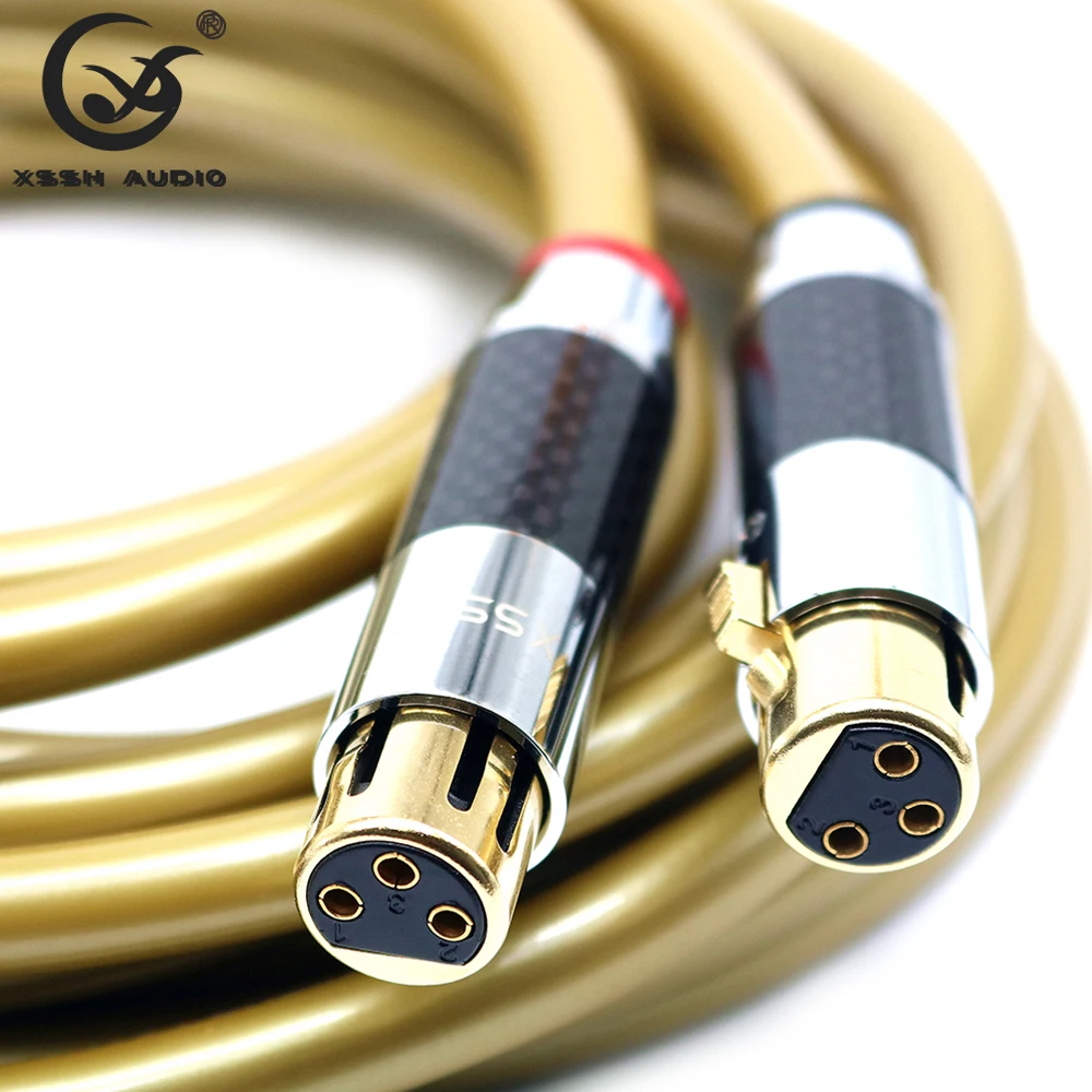 Wholesale Price YIVO XSSH HIFI 2 Core OFC 10mm Interface Audio Studio Line Audio & Video Cable With Male Female XLR Jack Cable