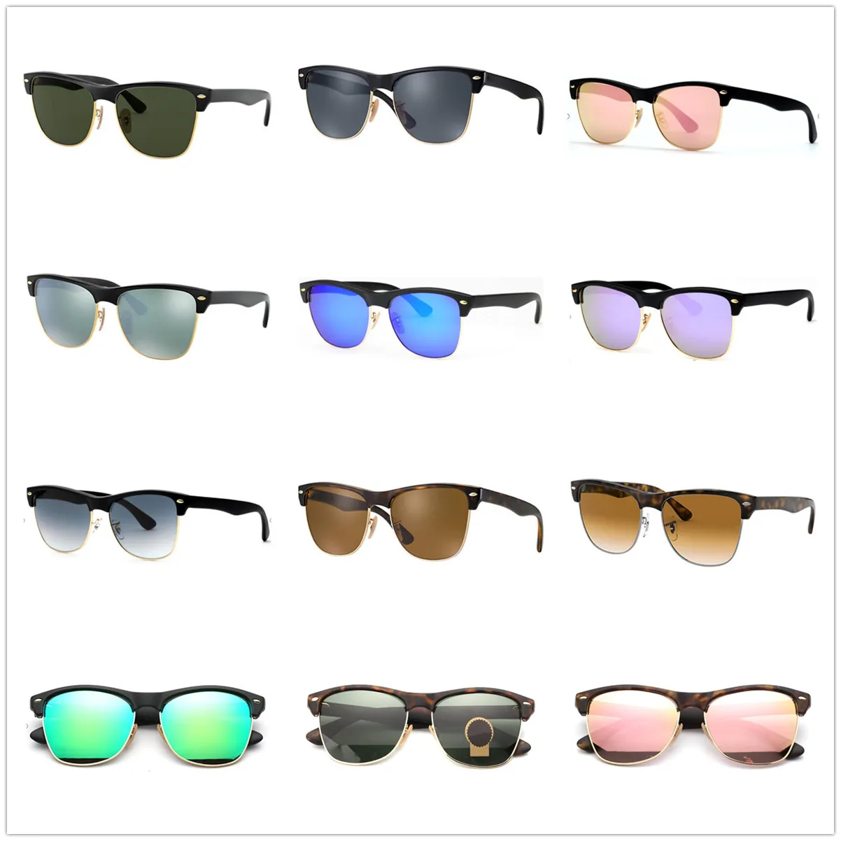 luxury designer Brand Logo Gafas De Sol Hot sale women men acetate frame classic women men fashion high quality Pilot sunglasses