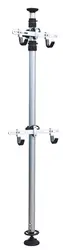 bike stand bike rack bike floor stand alloy stand, two hooks, hang max 6 bikes.