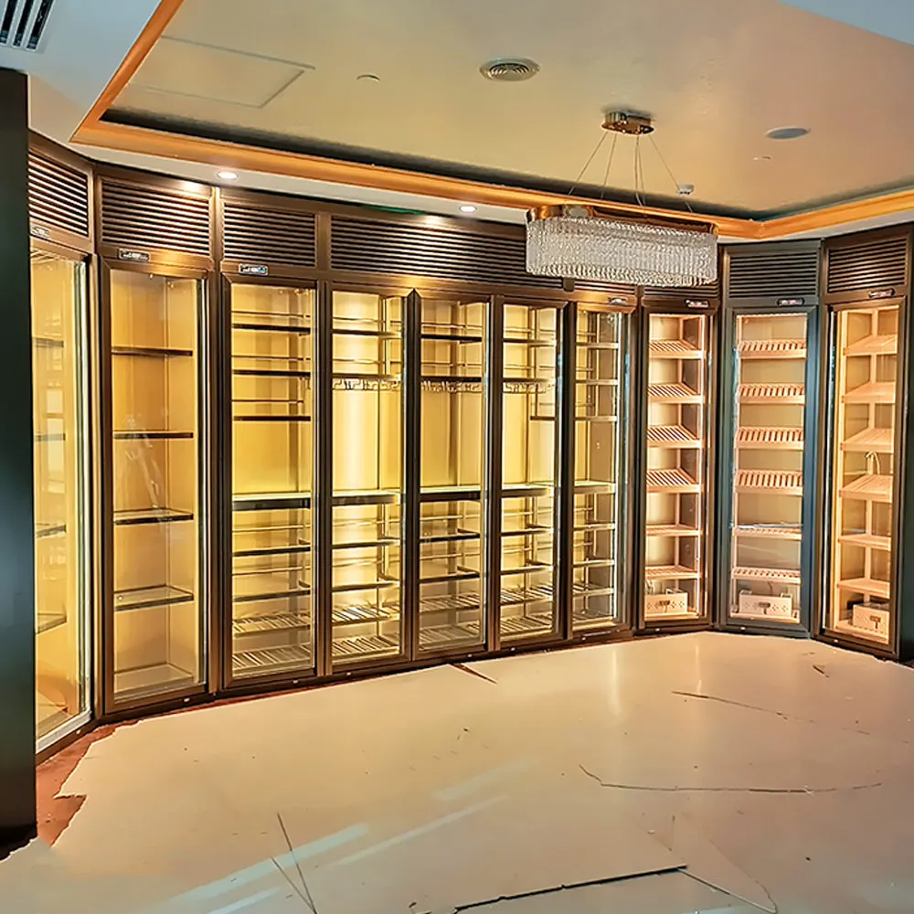 Keenhai customized stainless steel wholesale wine cooler build in wine cellar wine refrigerator