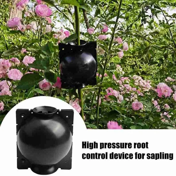 2021hot sale black plant root growing boxes grafting device high pressure propagation ball assisted cutting rooting box