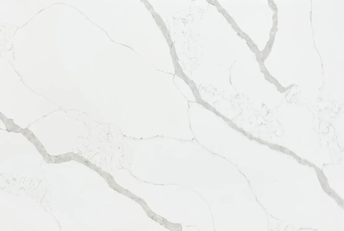JLY9138 Calacatta white quartz stone slab manufacturer made wholesale quartz stone countertops prefab available