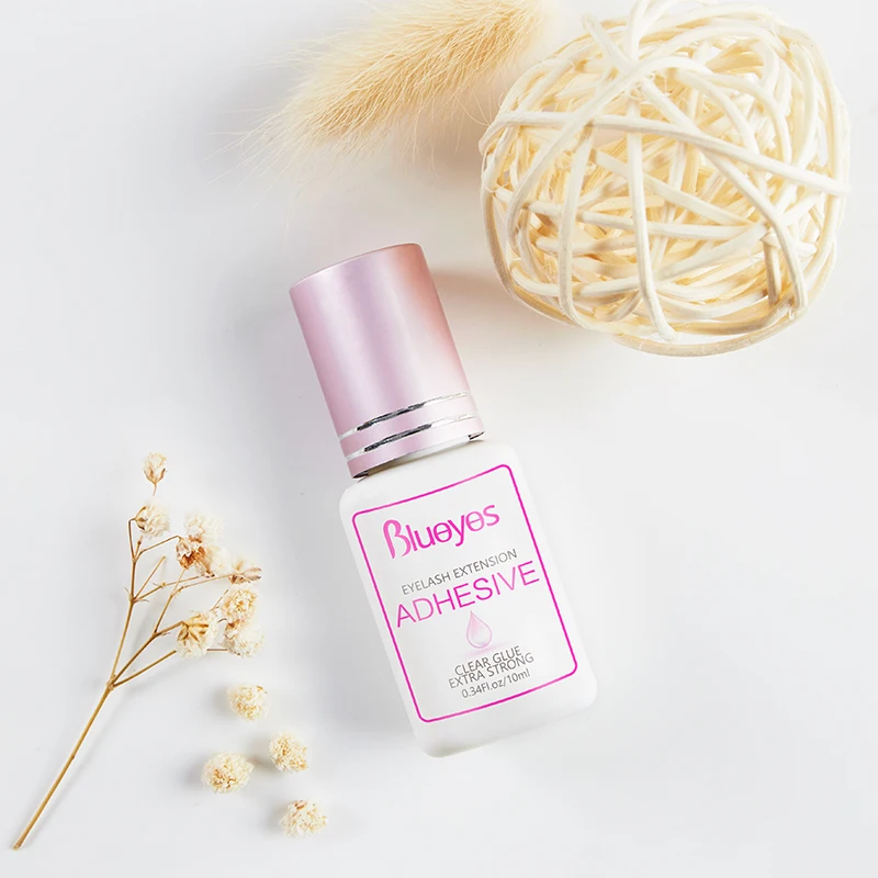 2022 new 5 bottles transparent waterproof hypoallergenic quick-drying glue Latex Free Eyelash Extension Glue Adhesive