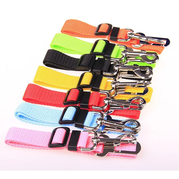 Kingtale Luxury Adjustable Dog Seat Belt Car Harness Durable Nylon with Retractable Safety Feature Personalized Sustainable Pets