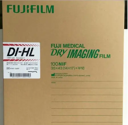  Япония 10x14 дюймов 26x36 см лазерная пленка Fuji DI-HL DIHL рентгеновская медицинская с принтером DryPix Plus 4000/Smart