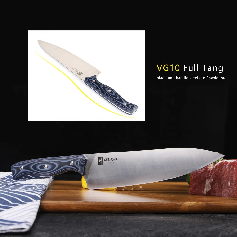 ZDF905 Powder Steel Kitchen Knife  Professional Chefs Knife Ultra Sharp Cooking Knife With Exquisite Packaging