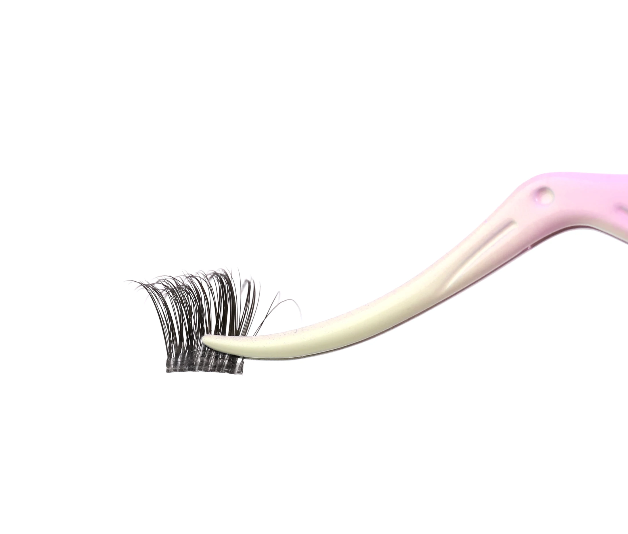 Bameier 2024  New Arrival Strip Eyelash Tweezers Applicator Metal Diy Lash Tweezer