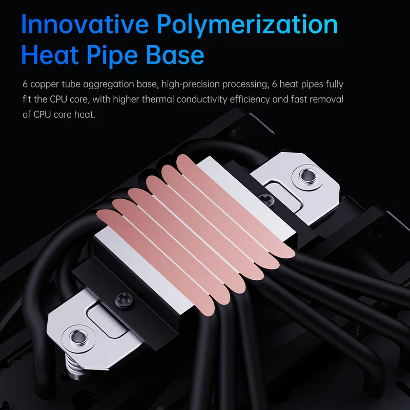 SNOWMAN 2023 NEW Design High Performance CPU Cooler 6 Pipes Universal  LGA 2011 1366 1200 1700 115X AM5 AM4 CPU Cooling Fan