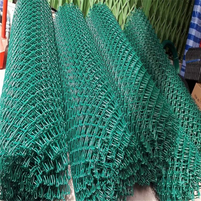 PVC Coated Green Chain link wire