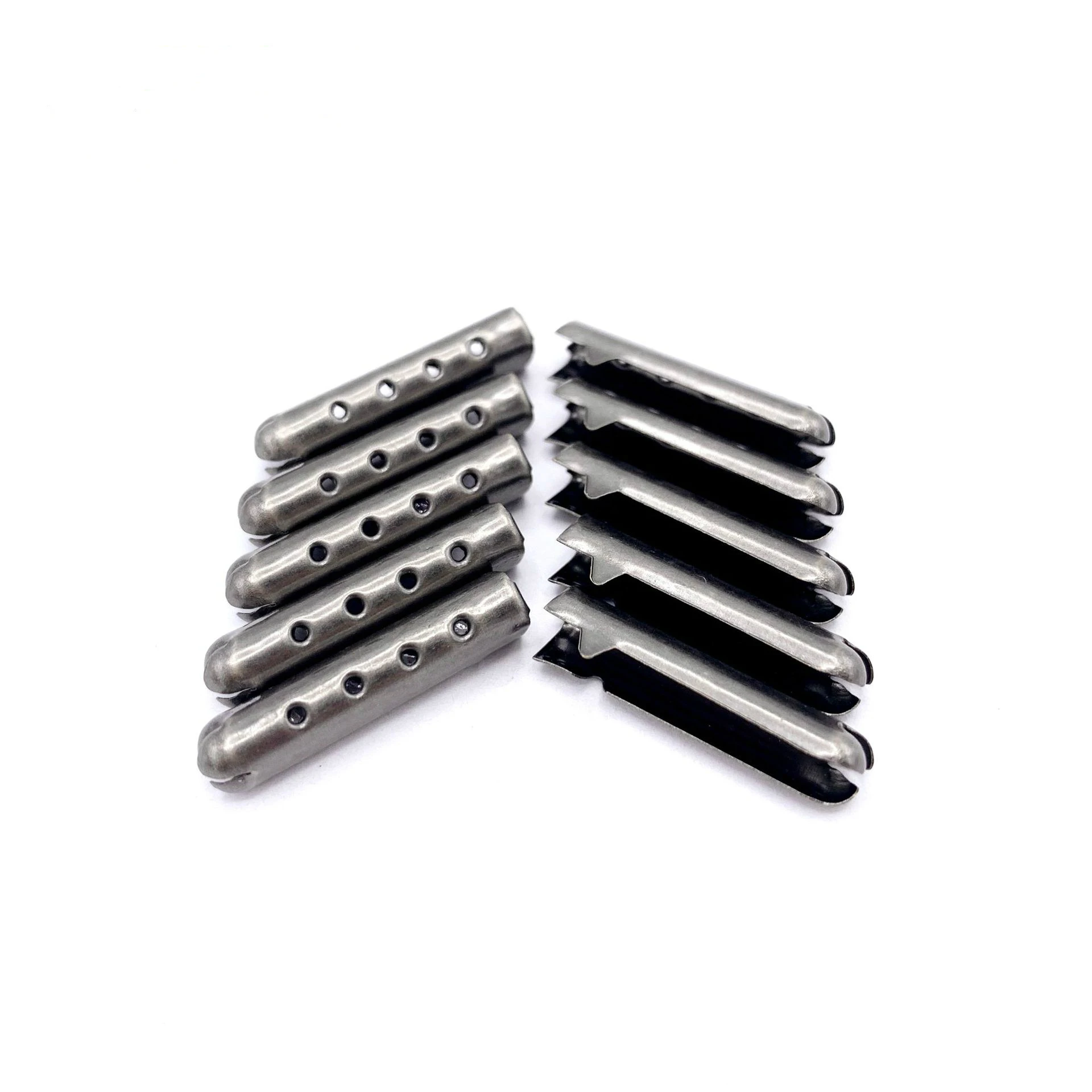 Customized shoe lace draw string  brass metal cords end tip