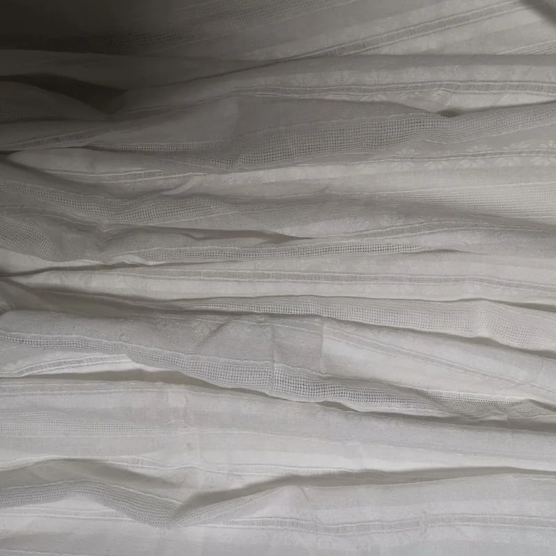 2021 new arrival customized high quality cotton dobby leno shirt fabric for sale