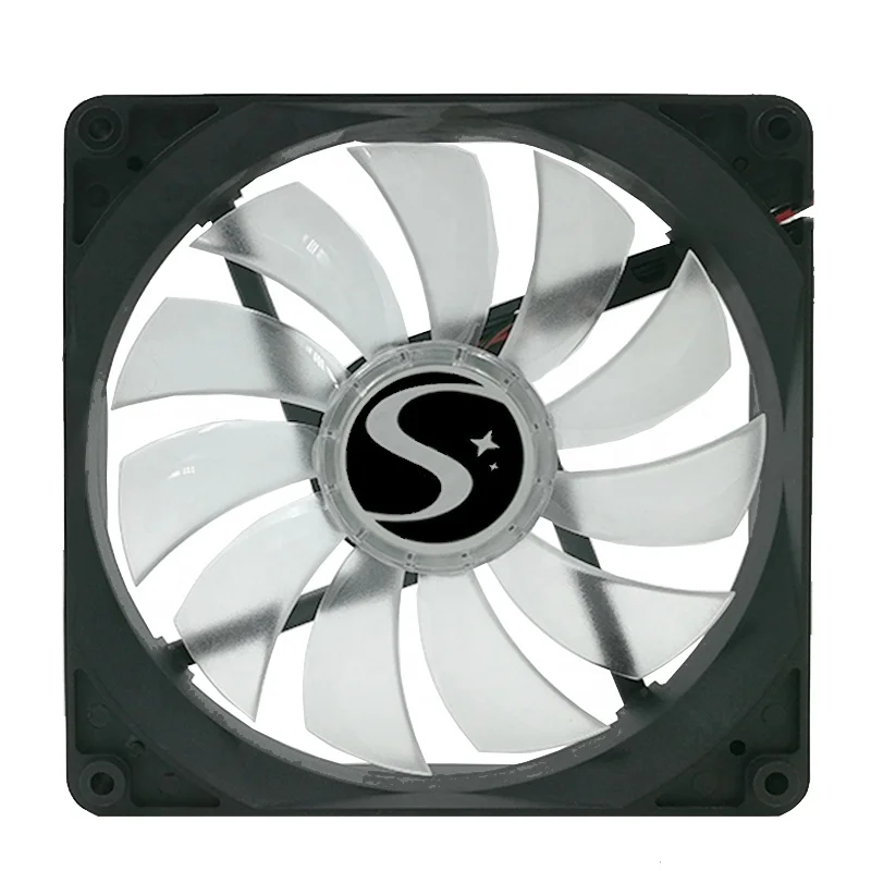 hot sale suranus New products 2018 brushless 12v fan 14025mm rgb led dc fans cooling