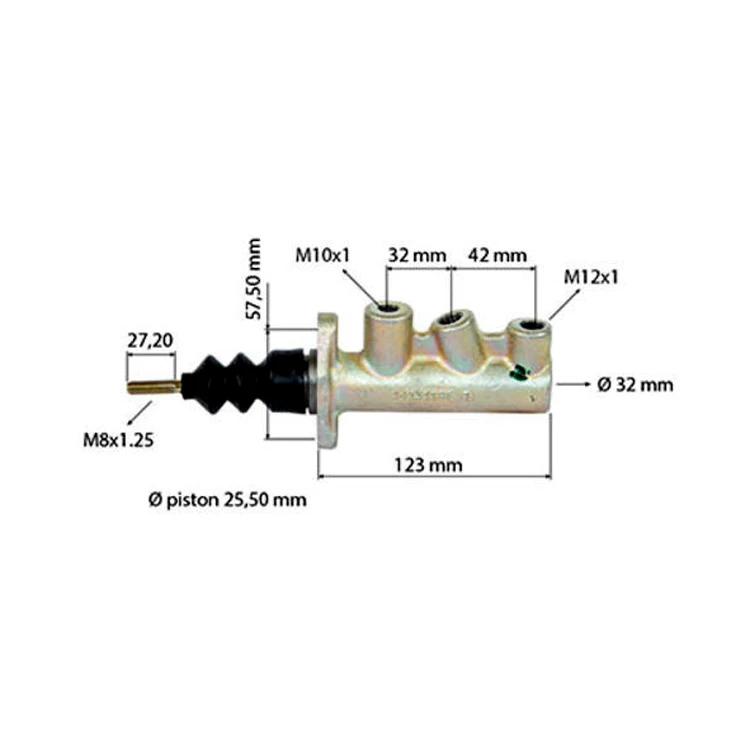 3614780M91  Master Cylinder  suitable  for  Massey Ferguson 362 375 383 390