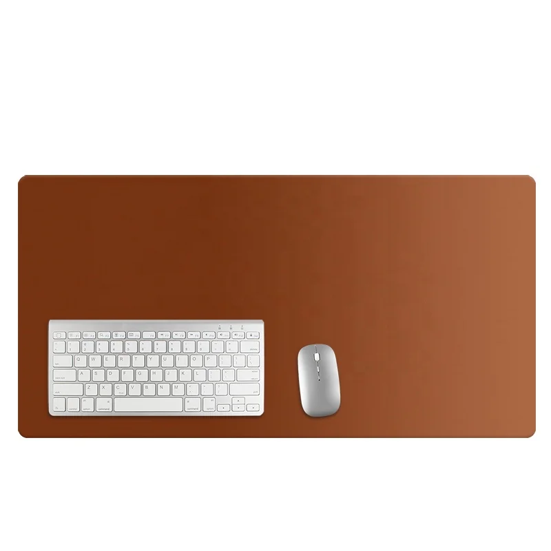 Пользовательский большой кожаный Настольный коврик для мыши из искусственной кожи