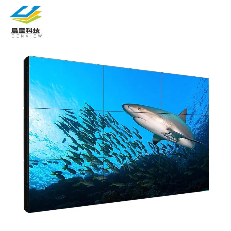 Custom lcd video wall display 49 inch, 40/42/46/49/50/55/58/65 inch ultra slim bezel lcd tv walls