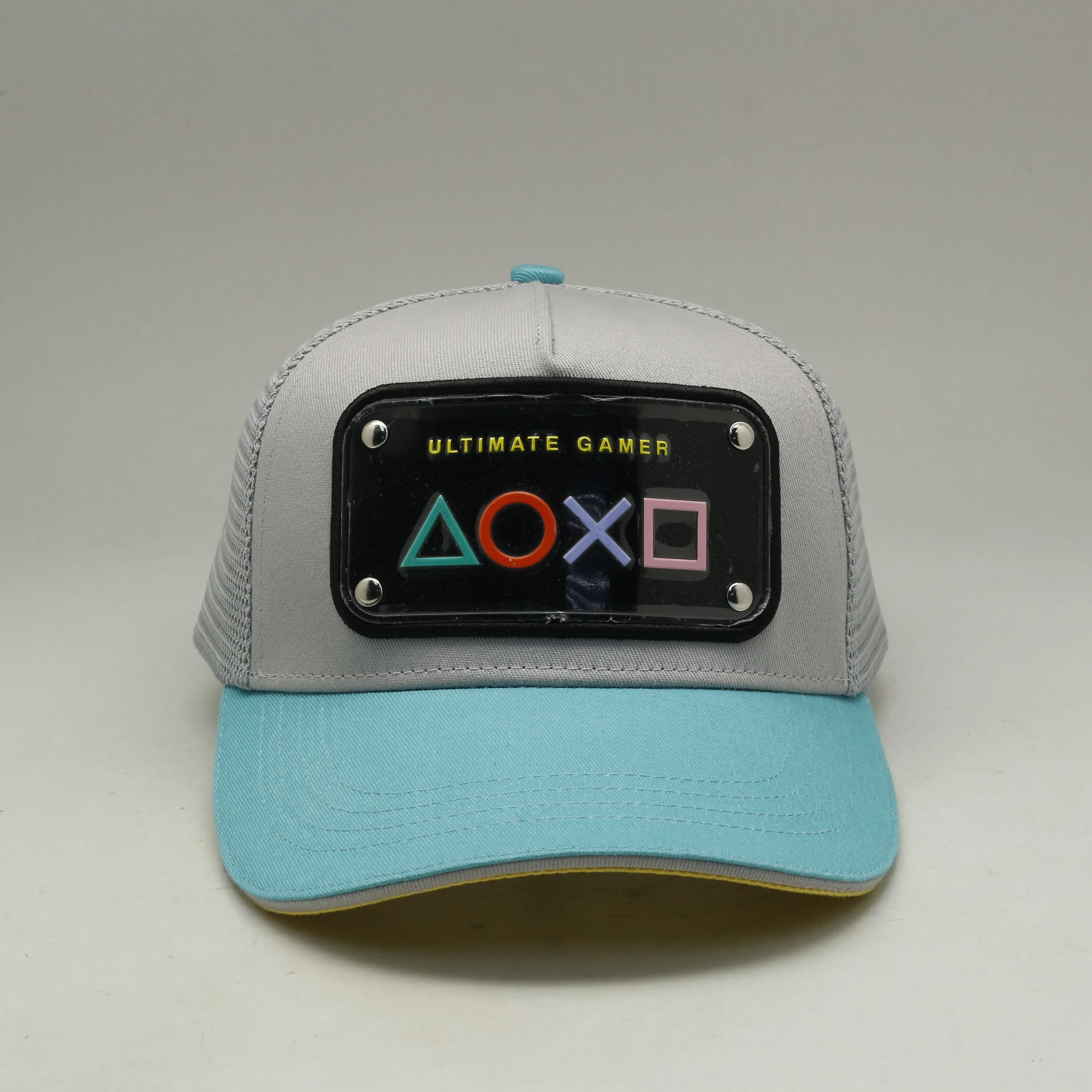 Shenzhen Manufacture Brettos Customization Caps Add Your logo on Caps Trucker Cap 5 Panels Hats Plate