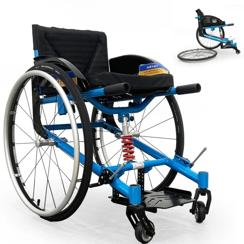 Professional Standard Lightweight 100kg Capacity 10.8kg Aluminum Explore the Outdoors Sports and Leisure Wheelchair