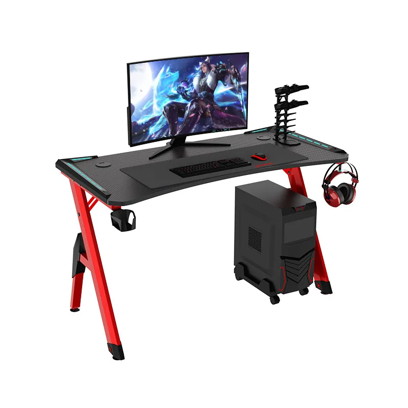 Wholesale Cheap Adjustable Gaming Desk Metal Large Size Smart Rgb E Sport Gaming Table And Chair Rgb Computer Table