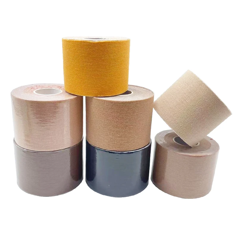 Popular Invisible Push-up Adhesive Breast Lift Tape OEM Accepted Bra Tape Nipple Cover Waterproof Cotton Elastic Boob Tape