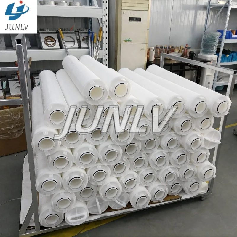JUNLV high quality20 inch 4.5 micron Large High Flow PP Pleated Water Filter Cartridge for water treatment