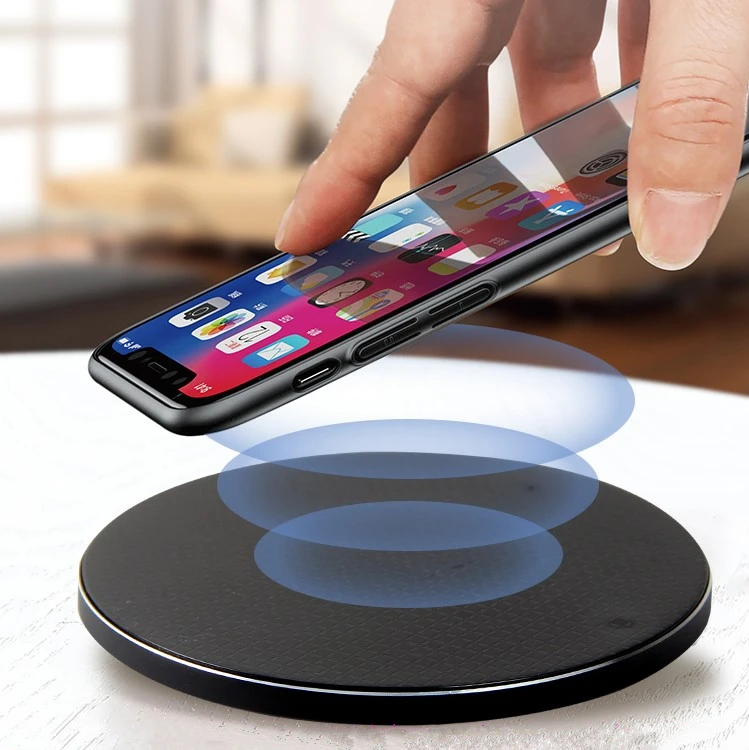 
IceBingo Mobile Phone Acryl ABS Fast Charging Stand Usb 5V/2A 5V/1A Crystal Wireless Charger 