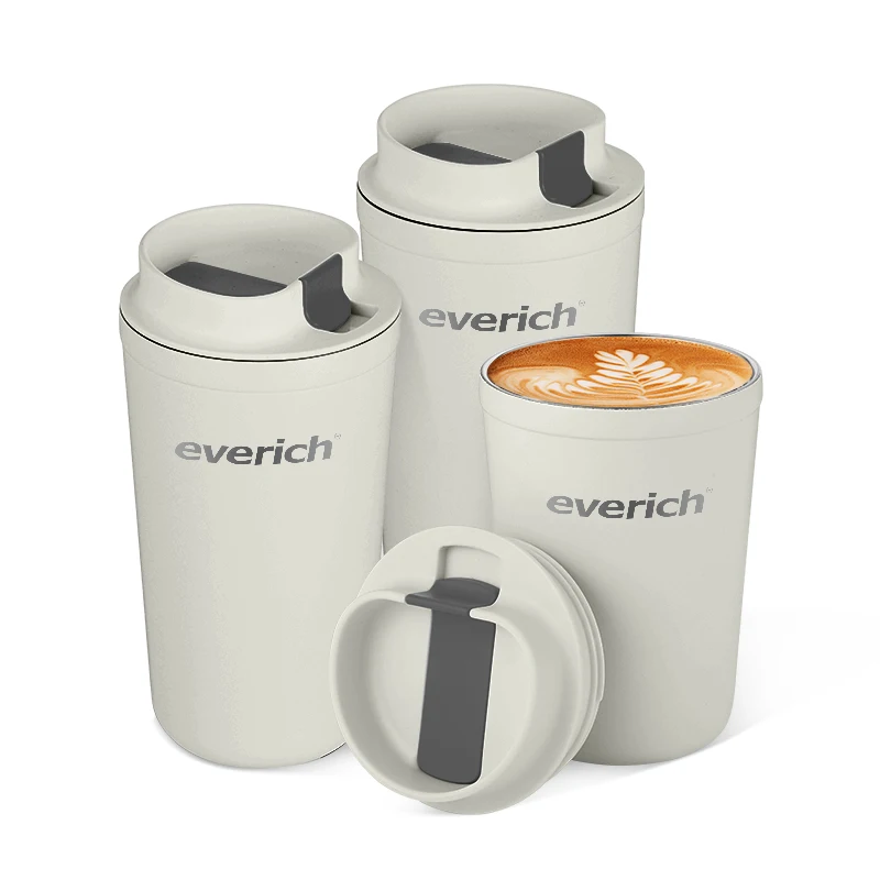 Everich Hot Stainless Steel 12oz 16oz Insulated Travel Coffee Mug Water Milk Tea Coffee Tumbler