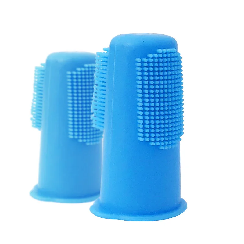 Pet Dog Toothpaste and toothbrush set pet toothpaste Dog Finger Brush Cleaning