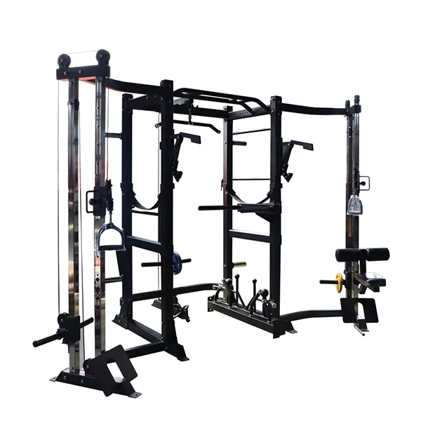 Wholesale Factory Combo All In One Gym Equipment Multi Functional Gym Rack with Lat Pulldown Squat Rack Low Row Cable Crossover