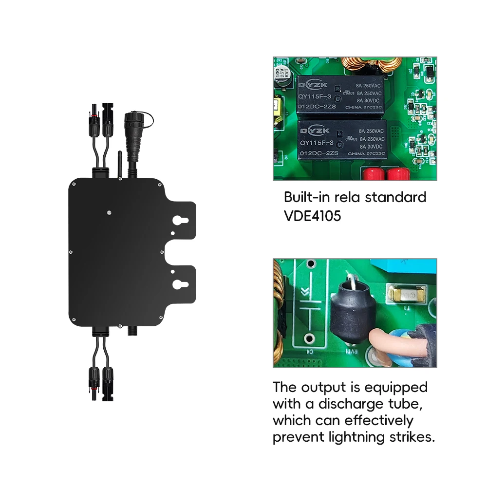 European Warehouse SP 800W Solar Micro Inverter Anti Counter Current Super Performance APP Tuya Control