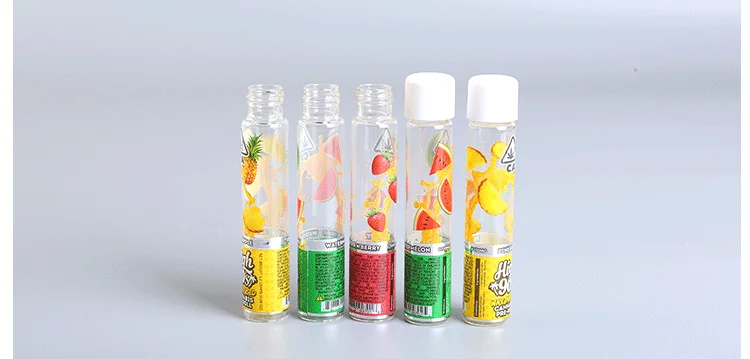 wholesale manufacturer pre roll  spiral quartz glass tube smoking pipe