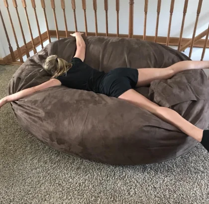 Сумка-мешок из меха 7 6 5