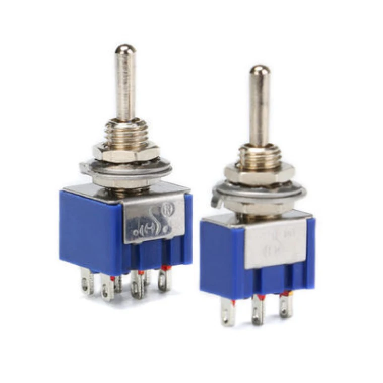 Metal Toggle Light Magnetic Button Switch Toggle Switch For Remote Control MTS-102-103-202-403-223 Toggle No/Self-Reset