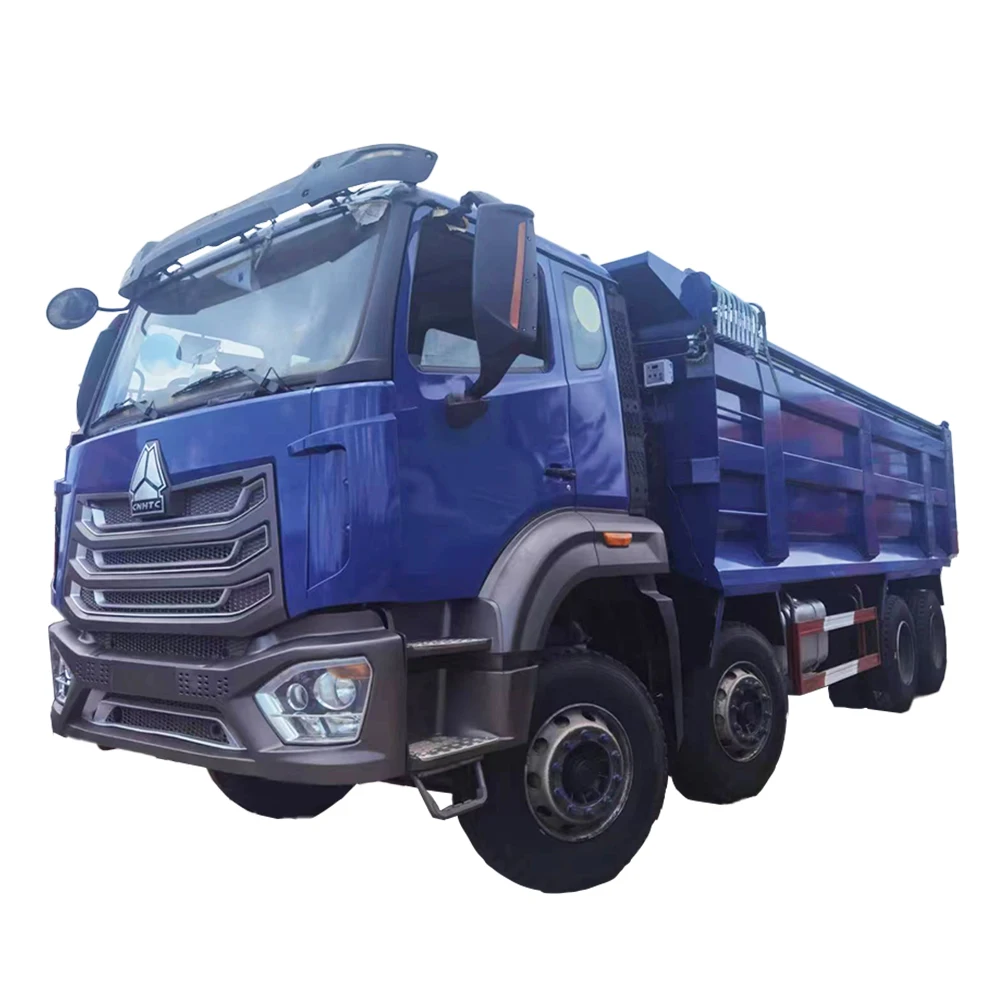 Sinotruk Howo NX Hohan Howo RHD LHD 371 380 400 HP Euro 2 Diesel Engine 8x4 12 Wheeler Heavy Duty Tipper Dump Truck For Guyana