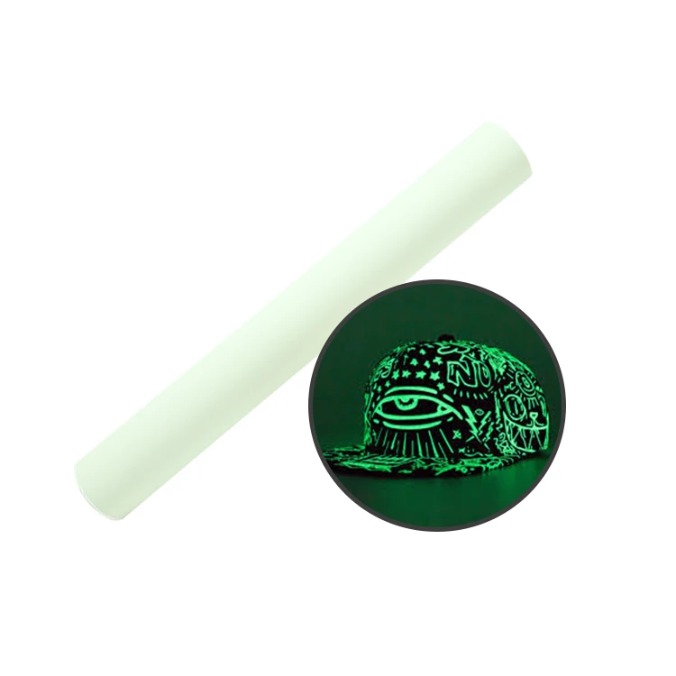 Goosam New Arrival Heat Transfer Luminous DTF Film 30cm 60cm 100m Roll Glow In The Dark DTF PET Film For Shoes T Shirt Printing
