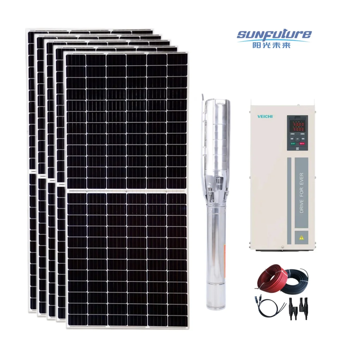 SUNFUTURE Pompe Submersible 6 Inch 200m Head Solar Plant Irrigation System For Agriculture Price