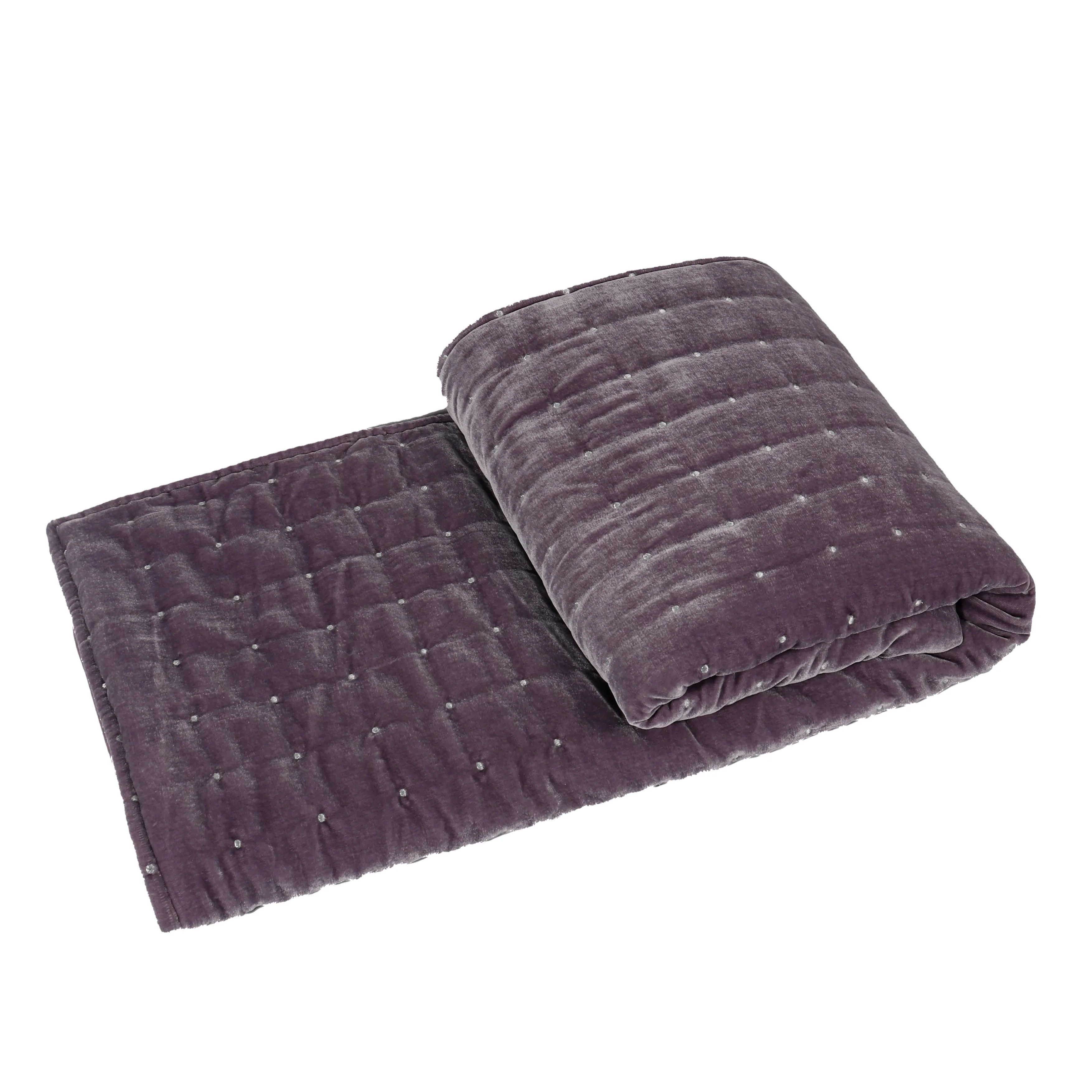 Tiff Home New Product Explosion 240*140cm 100% Bamboo Velvet Purple Fiber Luxury Throw Blanket For Home Decor