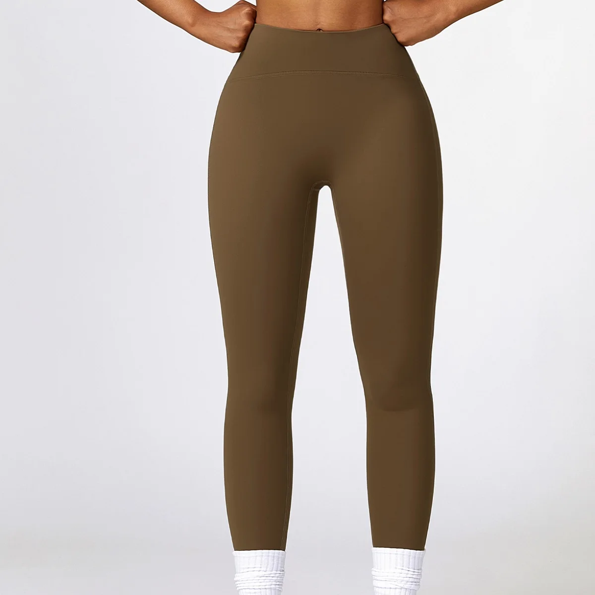 CCK8359 Eco-Friendly High Waist Tummy Control Yoga Leggings Seamless Butt Lifting Workout Leggings Running Tight Fitness Pants