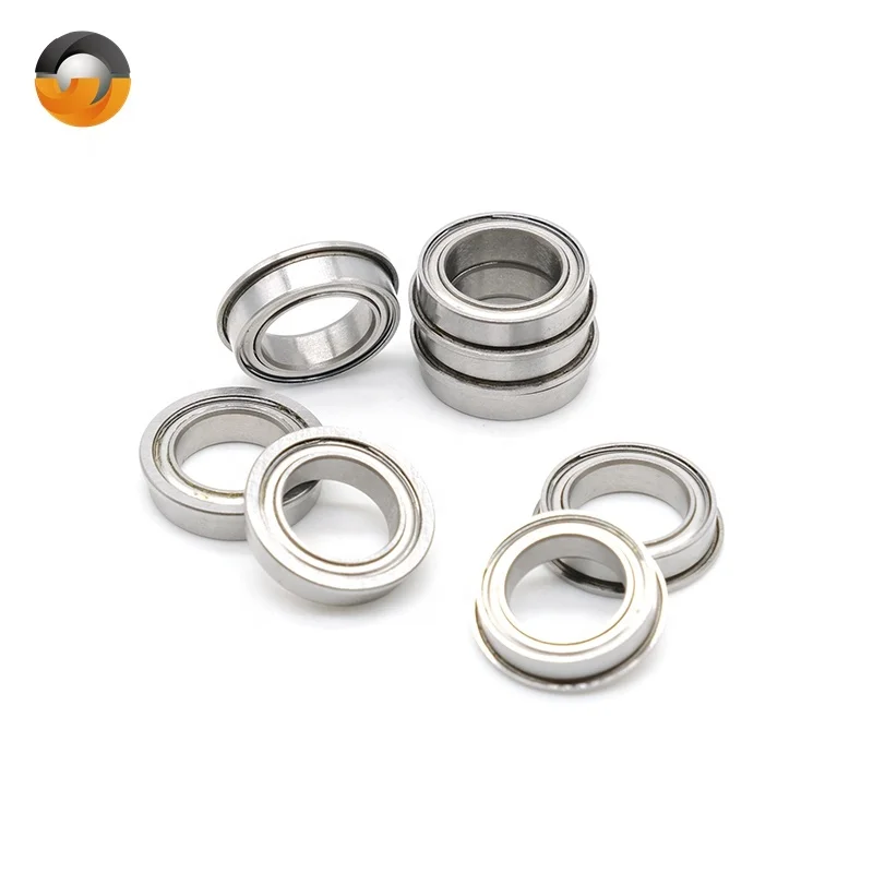 High Stable Quality Small Size Ball Bearing Steel Seri Anti Friction Metal Seal Flange Bearings Supplier FR1810ZZ 8x12.7x4mm