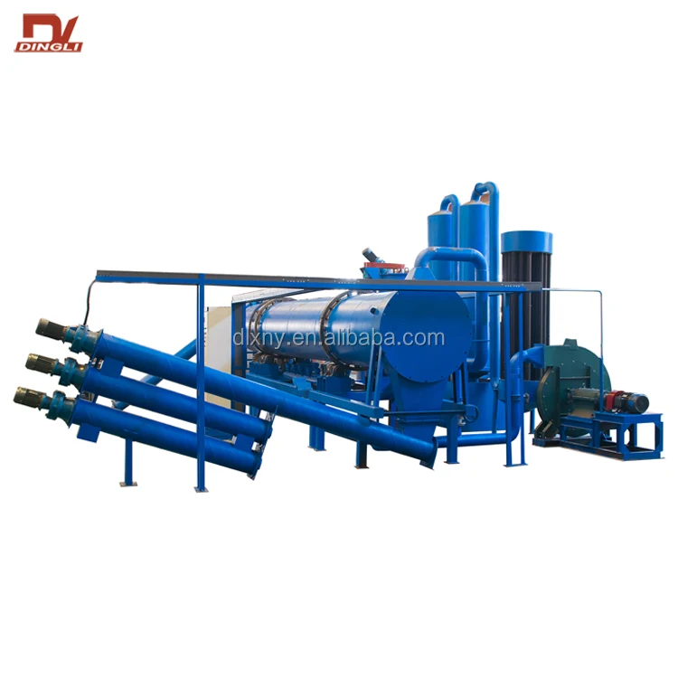 Biomass Continuous Wood Charcoal Carbonization Furnace for Sawdust