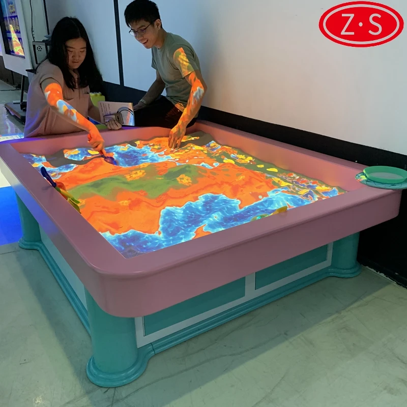 
Cheap interactive projector game interactive 3D sandbox for amusement park 