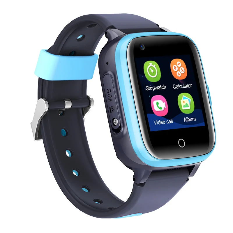 Real time location gps kid tracker smart wristwatch low price 4G video calling wrist watch phone for kids best christmas gift