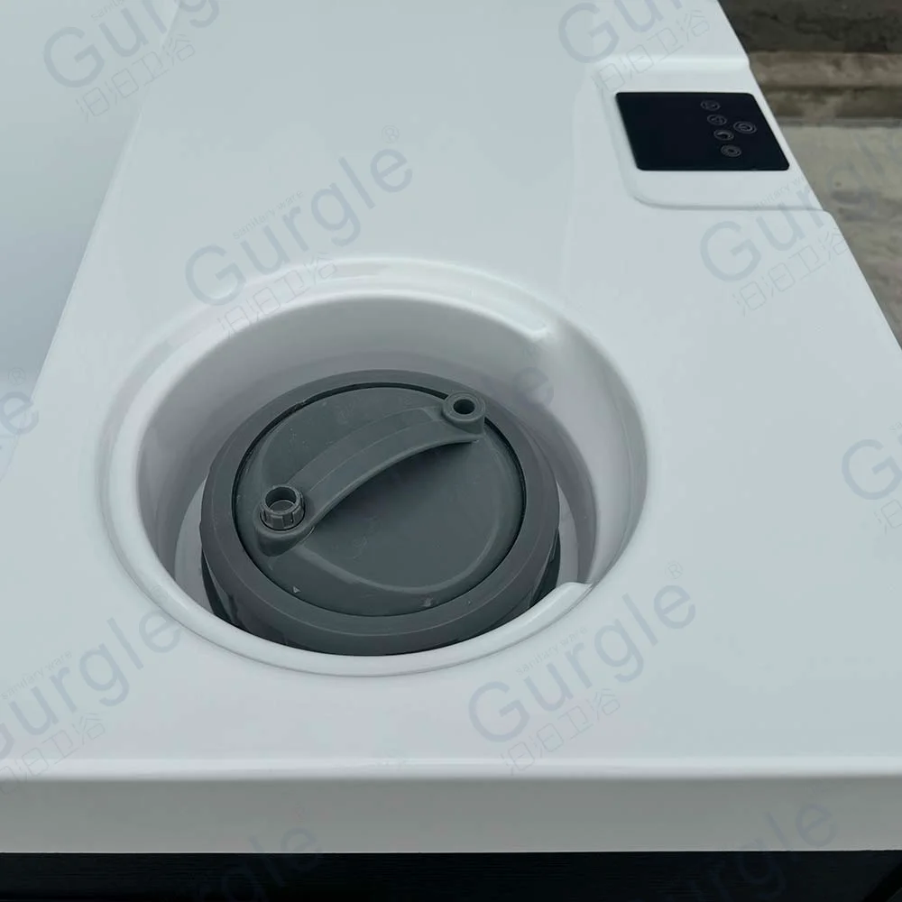 Luxury Ice Bath Tubs Spa Pool One Piece Acrylic Cold Plunge Bath All in Cold Water Therapy Tub With Chiller