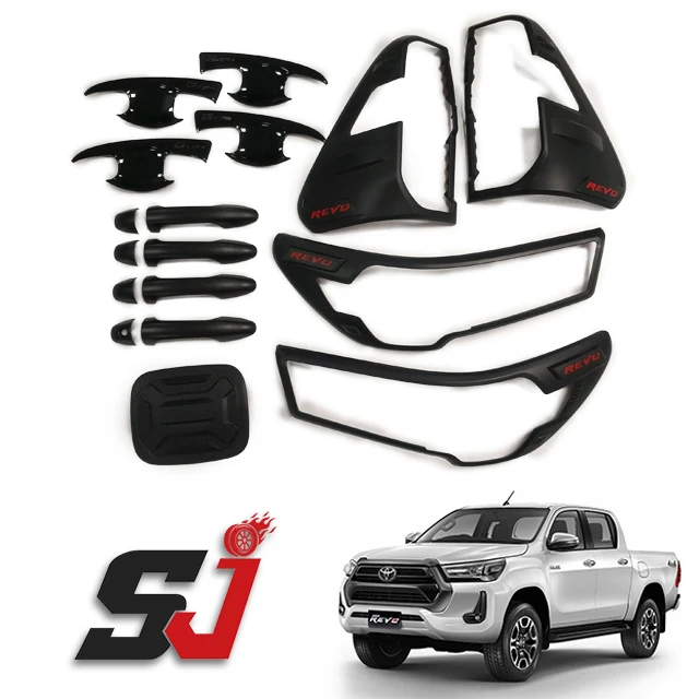 High Quality Auto Part Head Tail Light Cover Gas Tank Cover  Combo Set for Ertiga MUX Hilux Revo