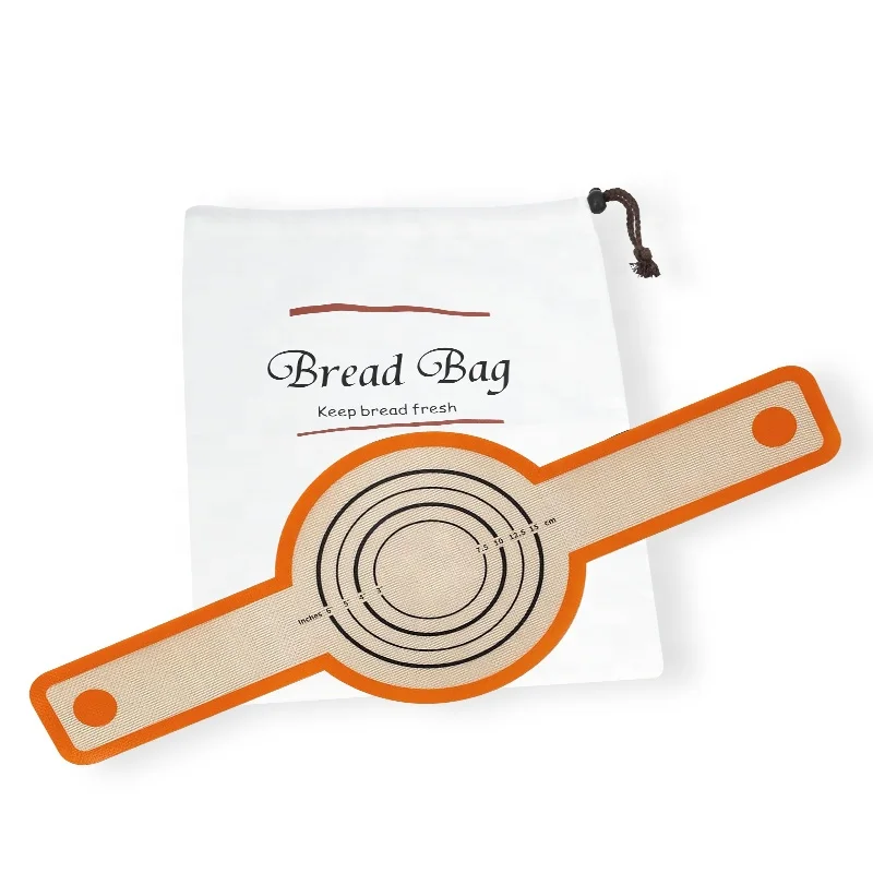 small Order Custom color Indonesian Rattan Round / Oval Bread Sourdough Proofing Basket Sets With Bread Lame Liner Dough Scrap