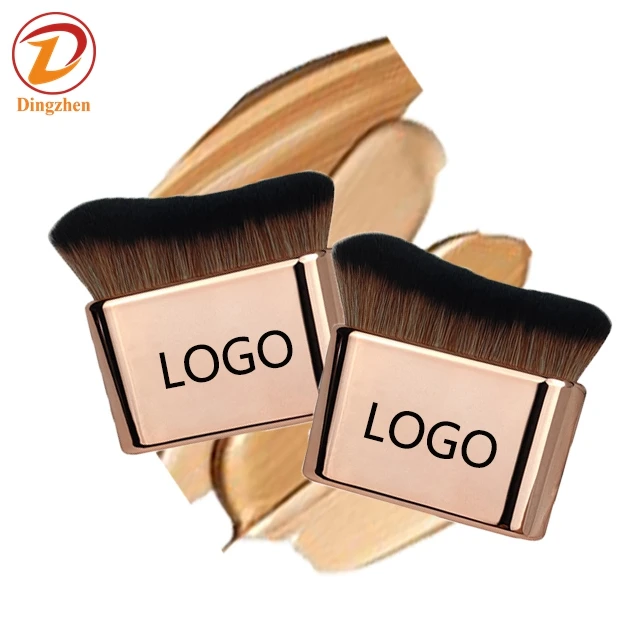 Custom Box Self Tanner Cream Bronzer Brush Self Tanning Applicator Brush Foundation Body Makeup Powder Brush With Private LOGO