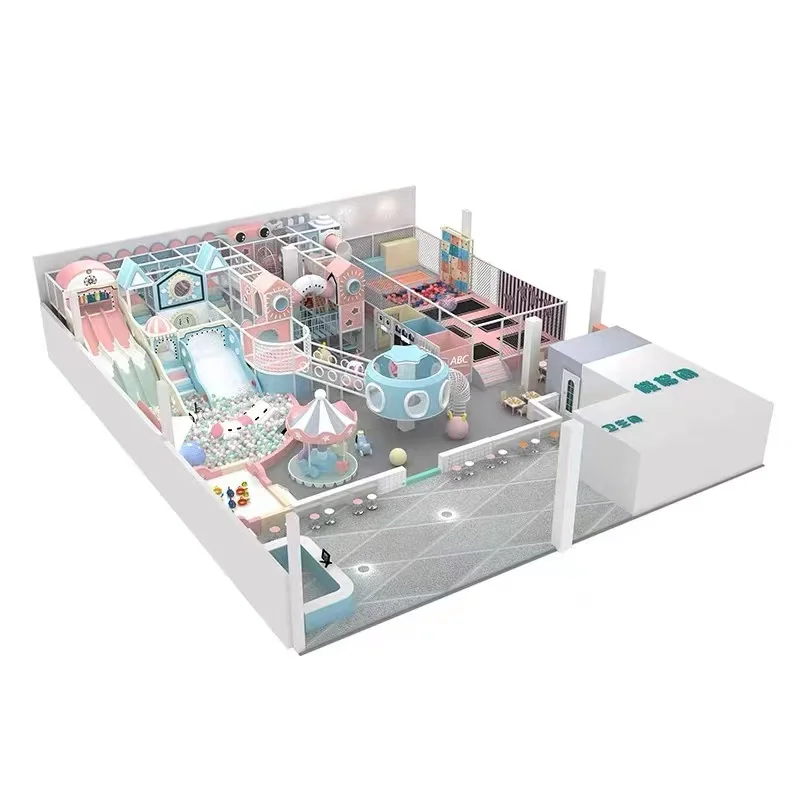 Shopping mall commercial kids slide zone soft play children ball pit amusement parks indoor playground equipment