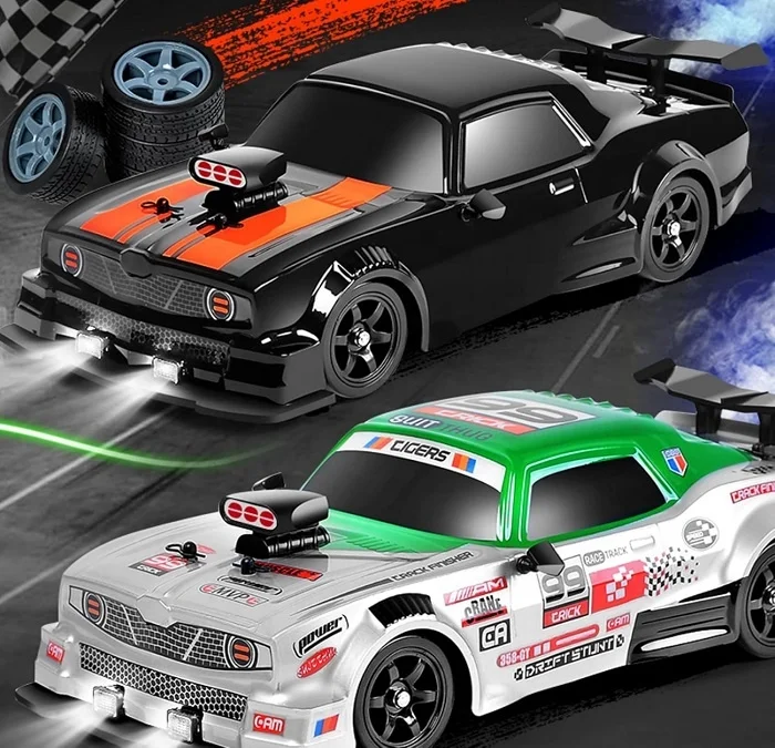 High Speed RC Drifting Car, 1:16 Remote Control Car toy for Drift and Race 2.4Gh 4WD 18KM/H Rechargeable Batteries
